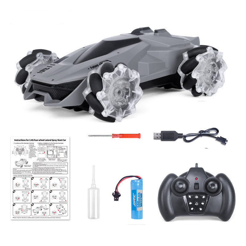 Simulation Spray  Four Wheel Lateral Drift 2.4g Remote Control Stunt Car With Lights