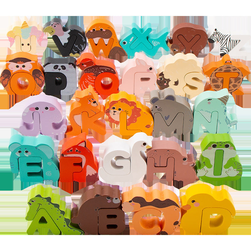 26 Uppercase Words Early Cognitive Education Educational Jigsaw Puzzle