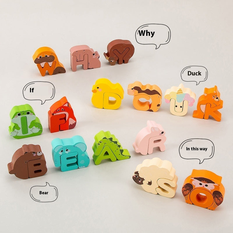 26 Uppercase Words Early Cognitive Education Educational Jigsaw Puzzle
